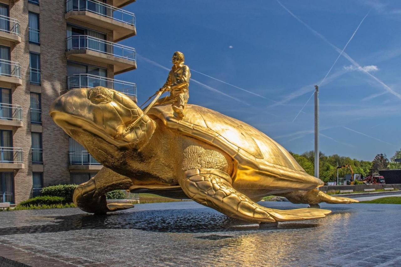 Apartament Penthousestudio Gaudi Met Zonneterras En Zicht Op Zee Nieuwpoort Zewnętrze zdjęcie
